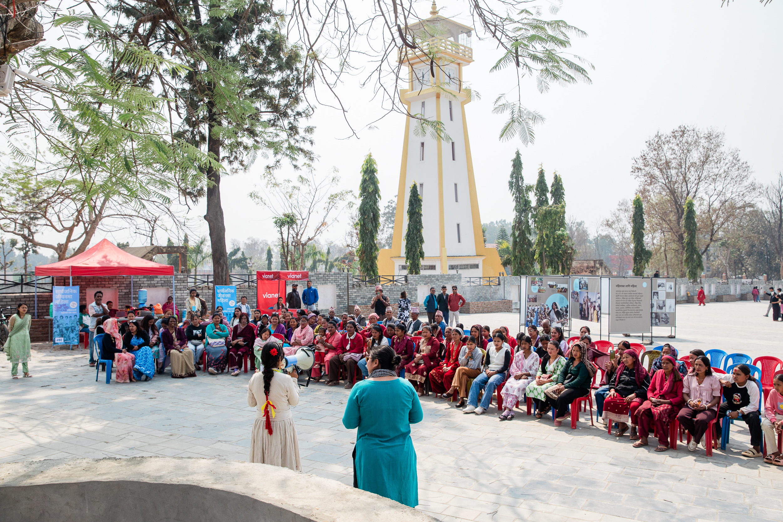 Travelling Feminist Memory Project in Ghantaghar, Surkhet.