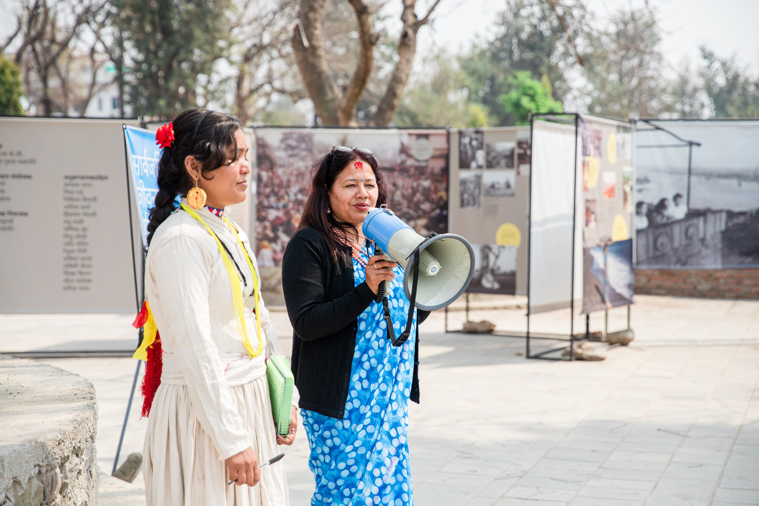 Travelling Feminist Memory Project in Ghantaghar, Surkhet.