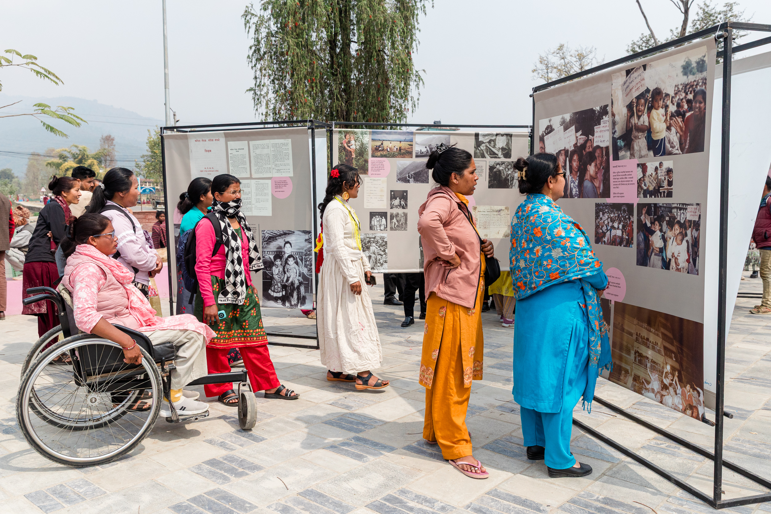Travelling Feminist Memory Project in Ghantaghar, Surkhet.